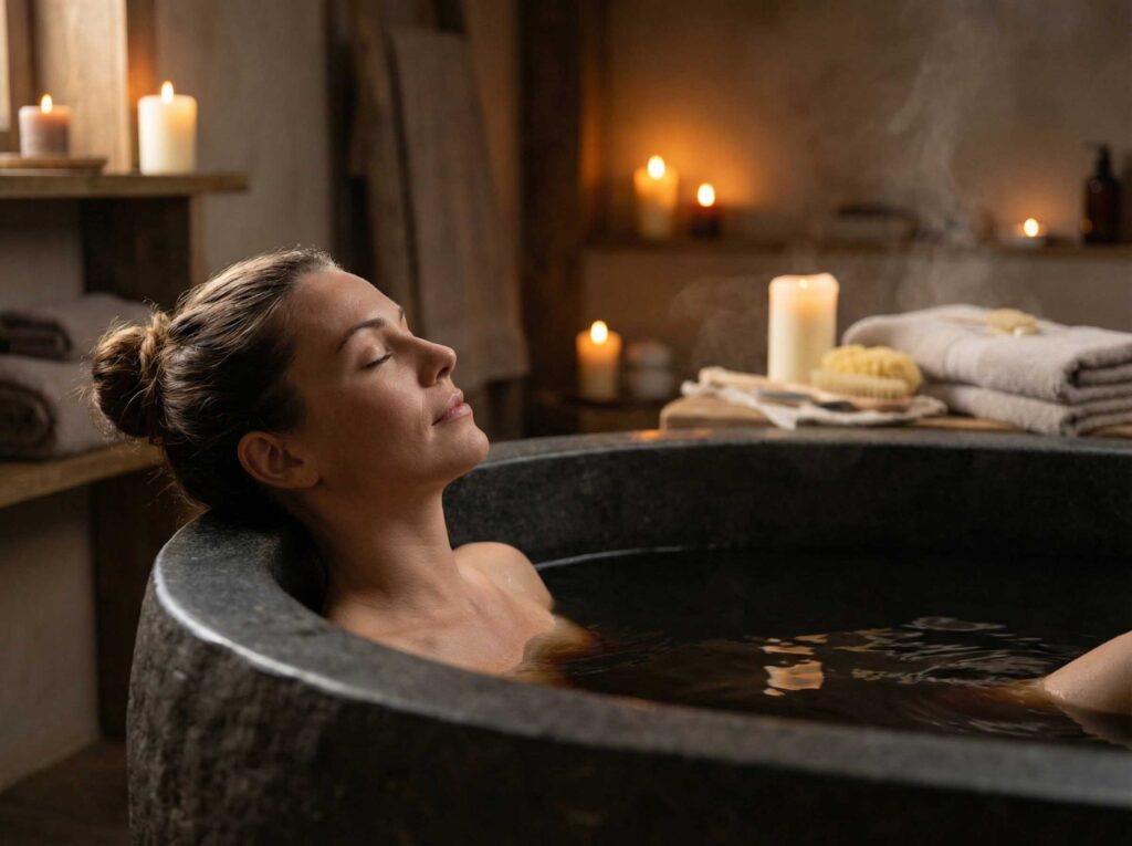 Moorbad bei Kopfschmerzen