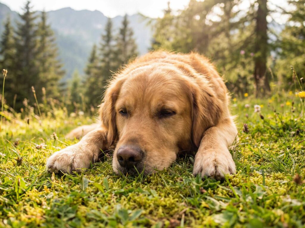 Mooranwendungen für Hunde mit Arthrose